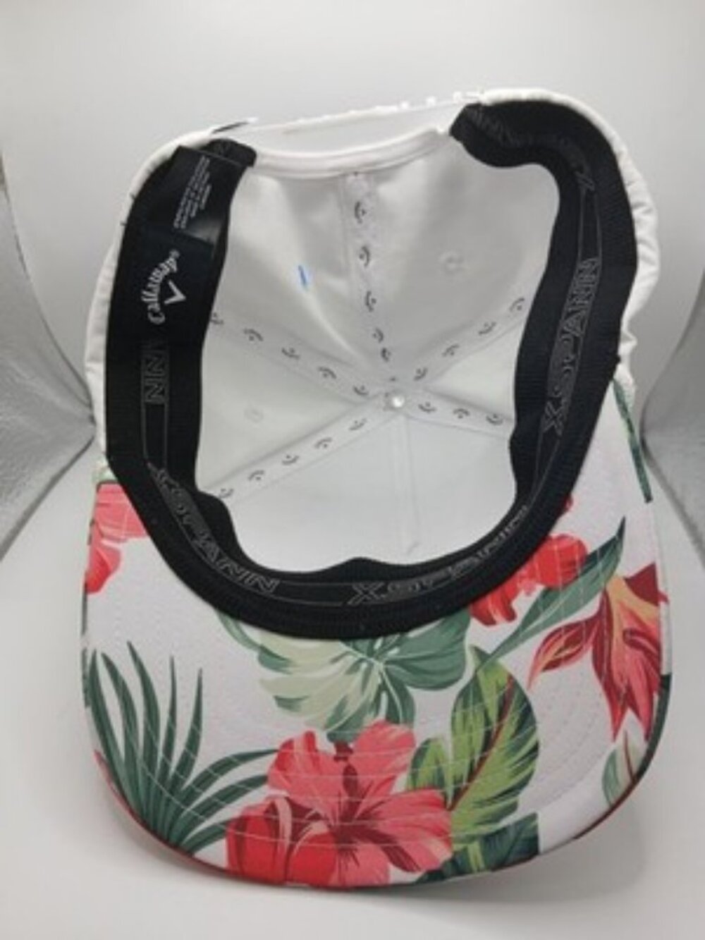 Callaway Aloha Collection Bogey Free Tropical Adjustable Woven Baseball Hat Cap - Picture 10 of 10